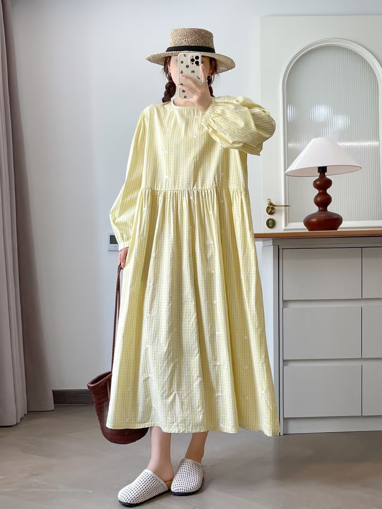 Бюст 118 см мори девушка осень – обзор и цена Embroidery Yellow Dress