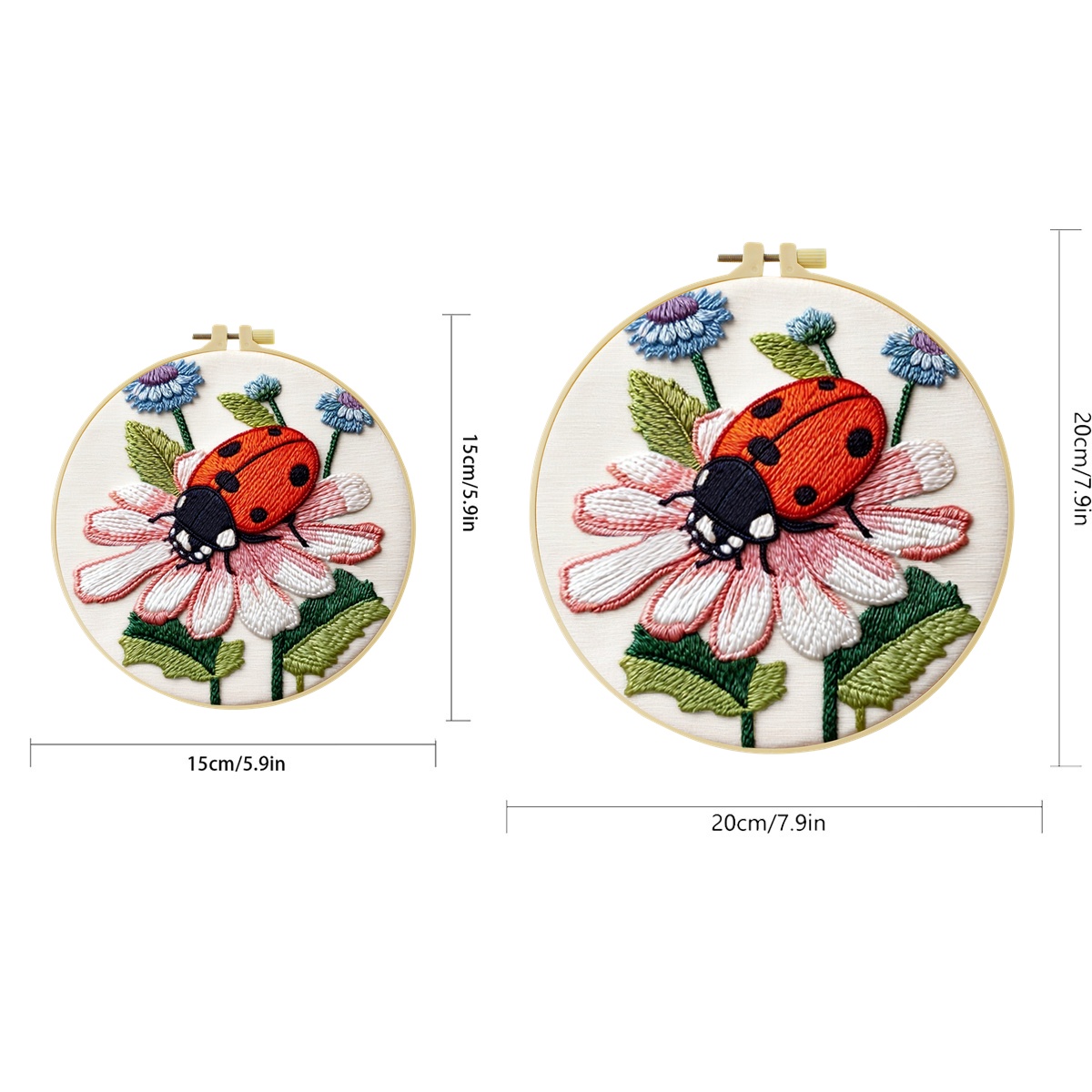 Набор для вышивки своими рукам – обзор и цена Embroidery Lady Bug