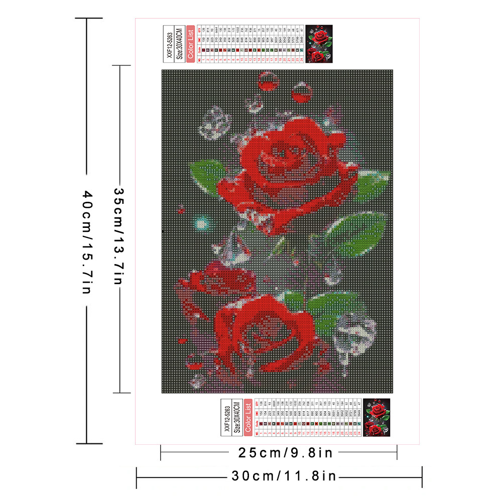 AZQSD Алмазная вышивка полная  – обзор и цена Embroidery Rose